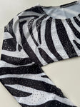 (48) - Size 10 - Zebra Extreme Crop Top