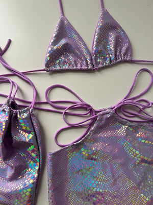 (86) - Size 8 - Lilac Snake Set
