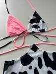 (12) Size 8 - Cow Print Set