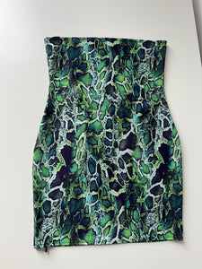 (66) - Size 8 - Snake Bandeau Dress